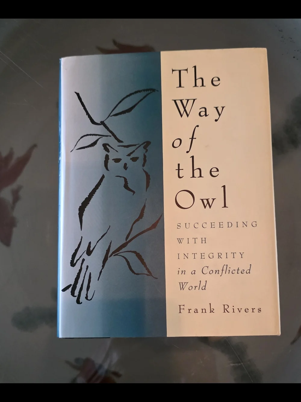 'The Way of the Owl' Hardcover - Blue & Cream